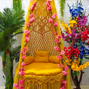 ৩৬ ইঞ্চি হলুদ কটন বউ দোলনা